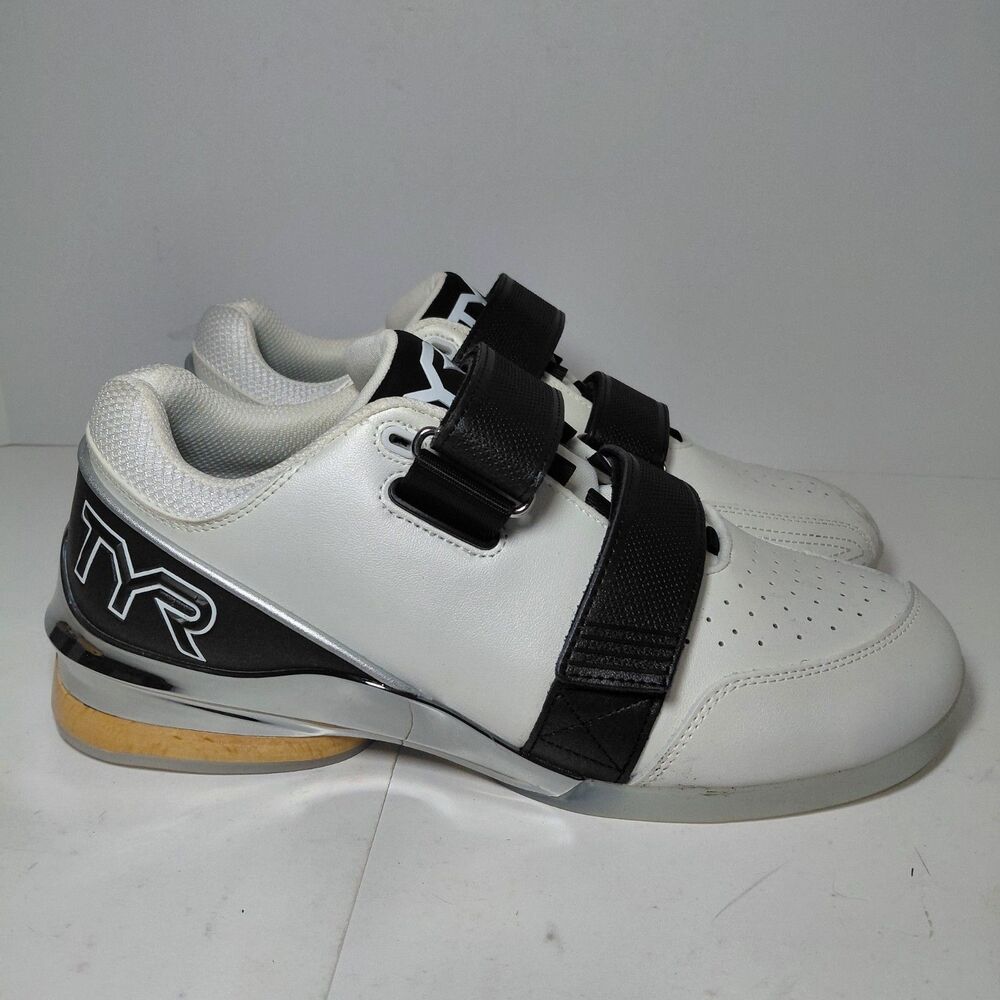 TYR TYRFORCE Elite Carbon White Weightlifting Shoes Men’s Size 10